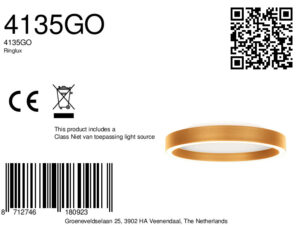 plafonnierdoréavecledintégréesteinhauerringlux-8a