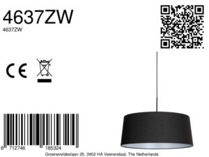 suspensionnoireavecabatjourcrèmedouxsteinhauersparkledlight-8a