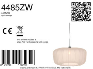 suspensionnoireavecabatjourcrèmesteinhauersparkledlight-8a