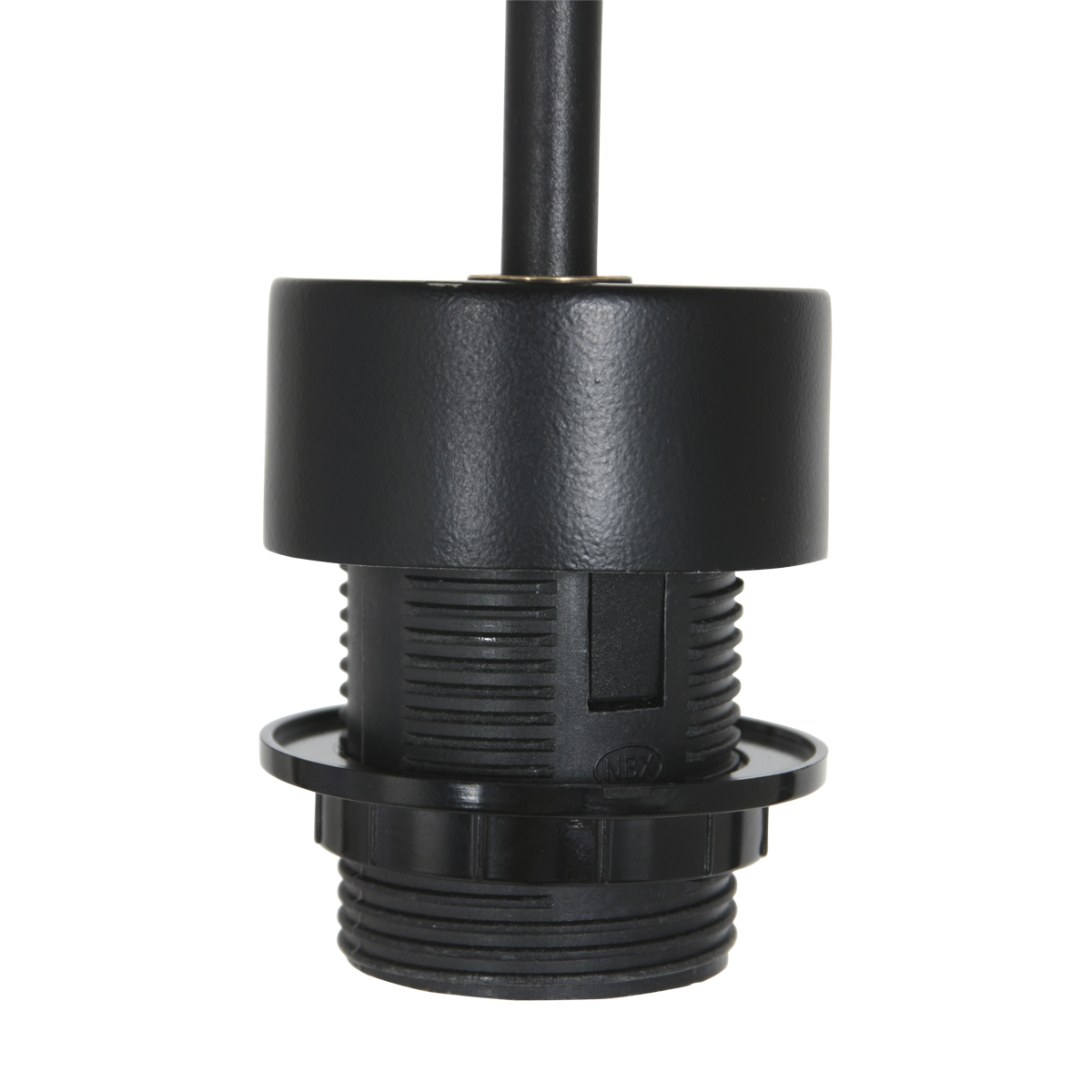 suspensionnoireavecabatjourdécoratifencordesteinhauersparkledlight-4