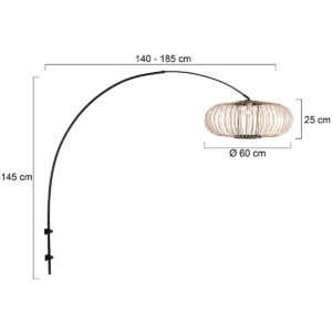 lampemuraleavecabat-jourenbambououvertetbrasnoirsteinhauersparkledlight-7