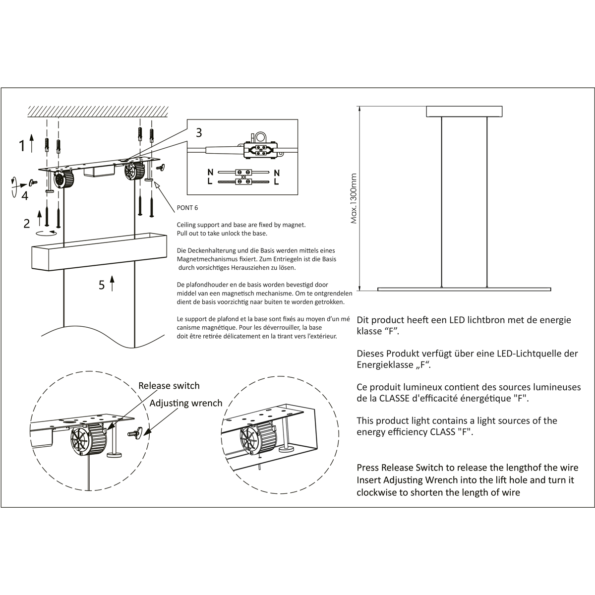 suspensionenbronzeavechauteurréglableetlumièredimmablesteinhauerbande-9