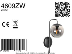 steinhauer-appliquemurale-bollique-noir-verremétal-lampedelit-e14-4609zw-8a