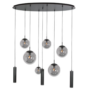 steinhauer-suspension-bollique-noir-verremétal-lampedesign-e27-4846zw-1