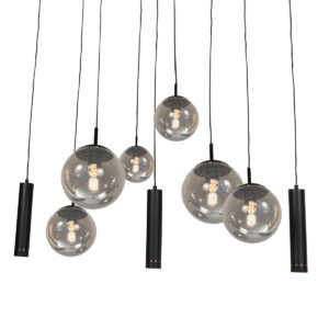 steinhauer-suspension-bollique-noir-verremétal-lampedesign-e27-4846zw-4