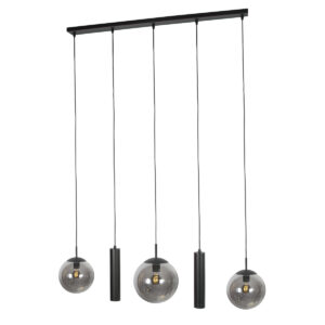 steinhauer-suspension-bollique-noir-verremétal-lampedesign-e27-4847zw-1