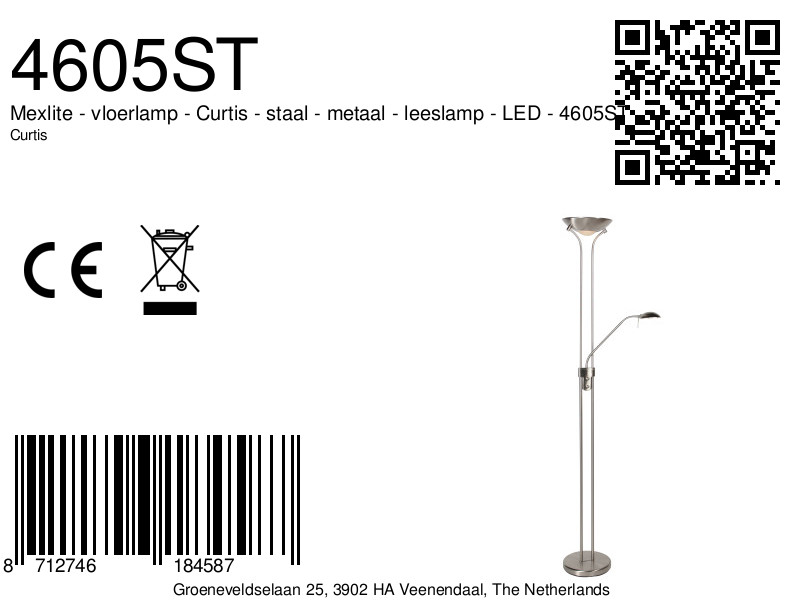 mexlite-lampadaire-curtis-acier-métal-lampedelecture-led-4605st-8a