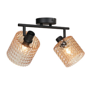 mexlite-spot-ocre-ambrenoir-verremétal-lampeenverrecoloré-e14-4224zw-10