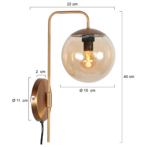 steinhauer-appliquemurale-bollique-bronze-verremétal-lampedelit-e14-4609br-7