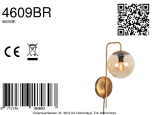steinhauer-appliquemurale-bollique-bronze-verremétal-lampedelit-e14-4609br-8a