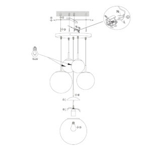 suspension5lumièresverrematblanccrèmesteinhauerbollique-9