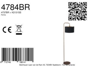 mexlite-lampadaire-forma-bronze-métaltextile-lamped'ambiance-e27-4784br-8a