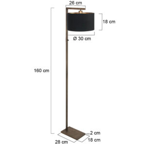 steinhauer-lampadaire-stang-bronze-métaltextile-lamped'ambiance-e27-4895br-7