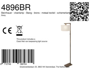 steinhauer-lampadaire-stang-bronze-métaltextile-lamped'ambiance-e27-4896br-8a