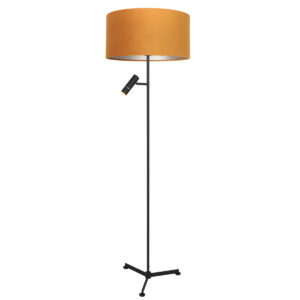 steinhauer-lampadaire-stang-noir-métaltextile-ø40cm-led_e27-4835zw-1