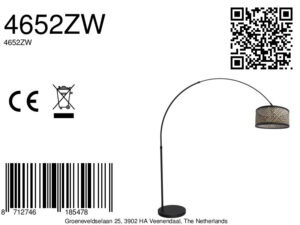 mexlite-lampadaire-flair-noir-bamboumétal-lampearquée-e27-4652zw-8a