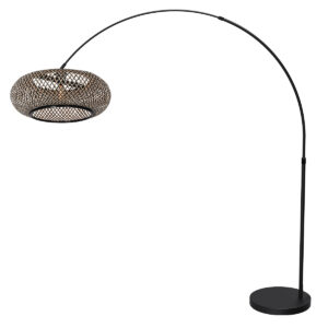 mexlite-lampadaire-flair-noir-bamboumétal-lampearquée-e27-4664zw-1