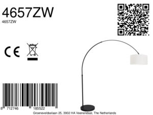 mexlite-lampadaire-flair-noir-métaltextile-lampearquée-e27-4657zw-8a