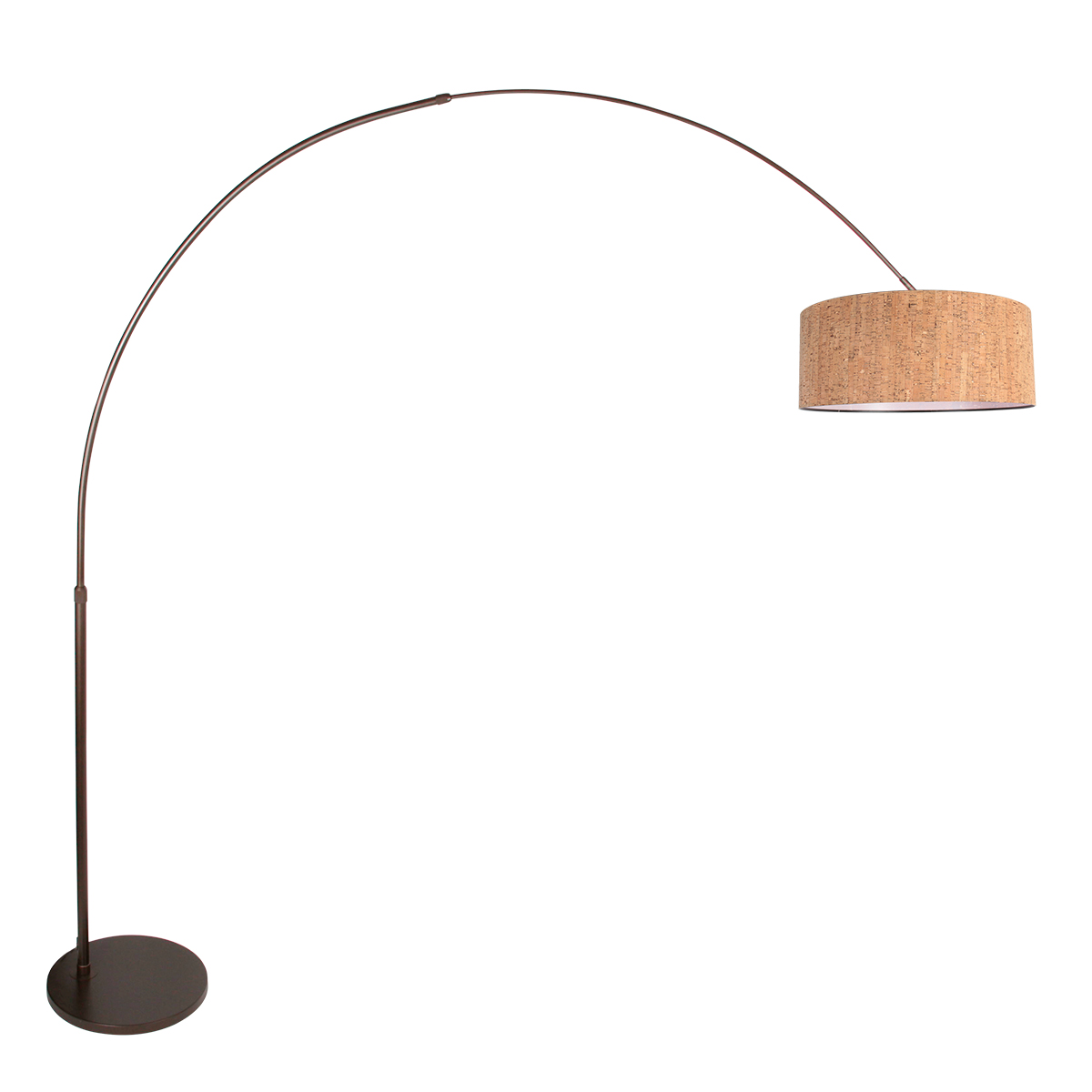 steinhauer-lampadaire-sparkledlight-marron-métaltextile-lampearquée-e27-4754ca-1