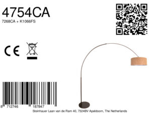 steinhauer-lampadaire-sparkledlight-marron-métaltextile-lampearquée-e27-4754ca-8a