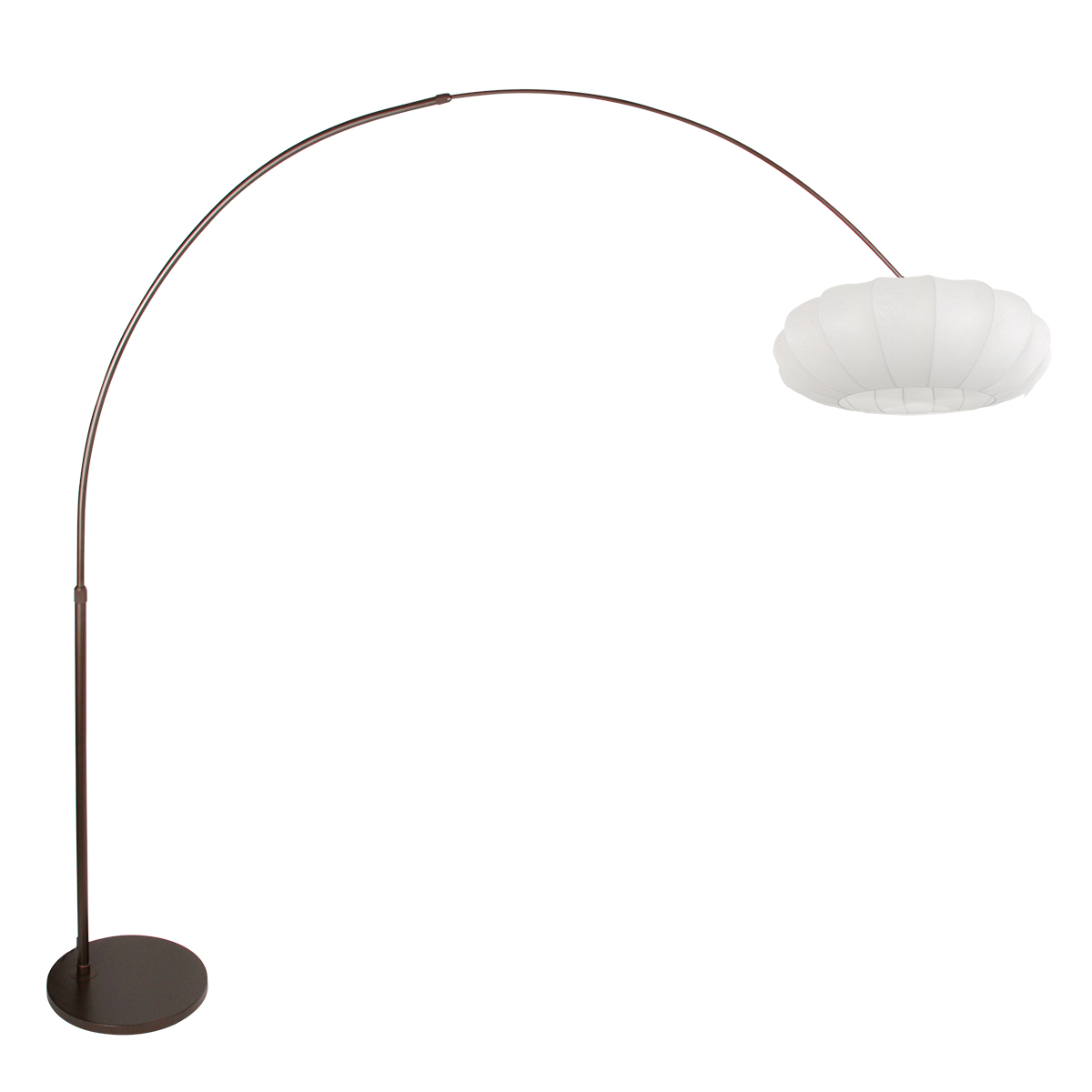 steinhauer-lampadaire-sparkledlight-marron-métaltextile-lampearquée-e27-4755ca-1