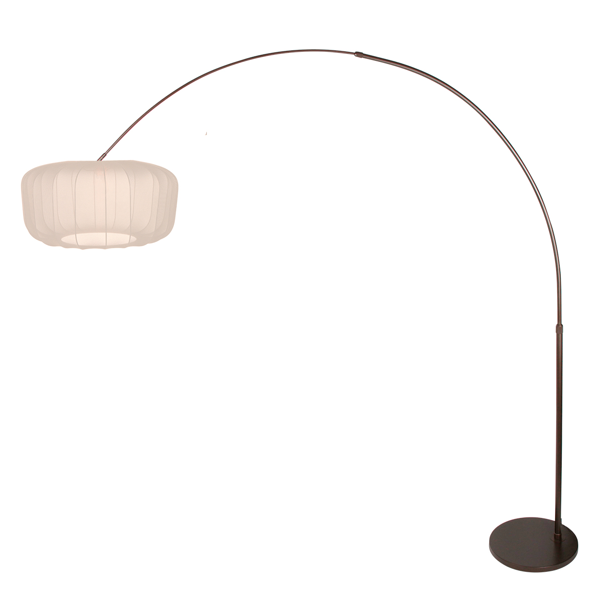 steinhauer-lampadaire-sparkledlight-marron-métaltextile-lampearquée-e27-4762ca-1