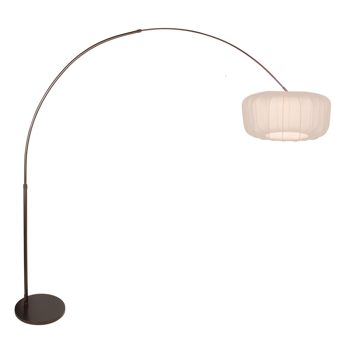 steinhauer-lampadaire-sparkledlight-marron-métaltextile-lampearquée-e27-4762ca-1