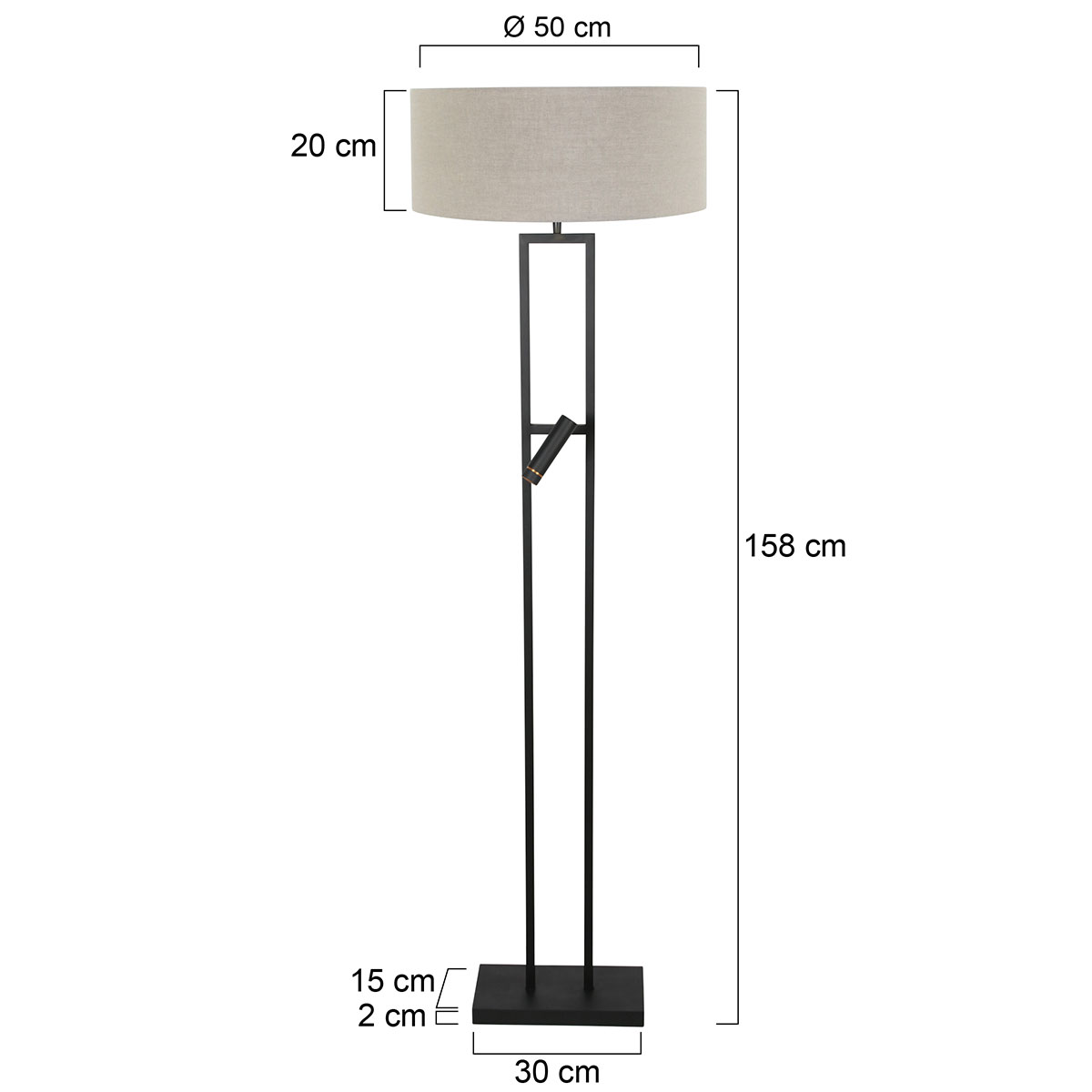 steinhauer-lampadaire-stang-noir-métaltextile-lampedelecture-led_e27-4726zw-7