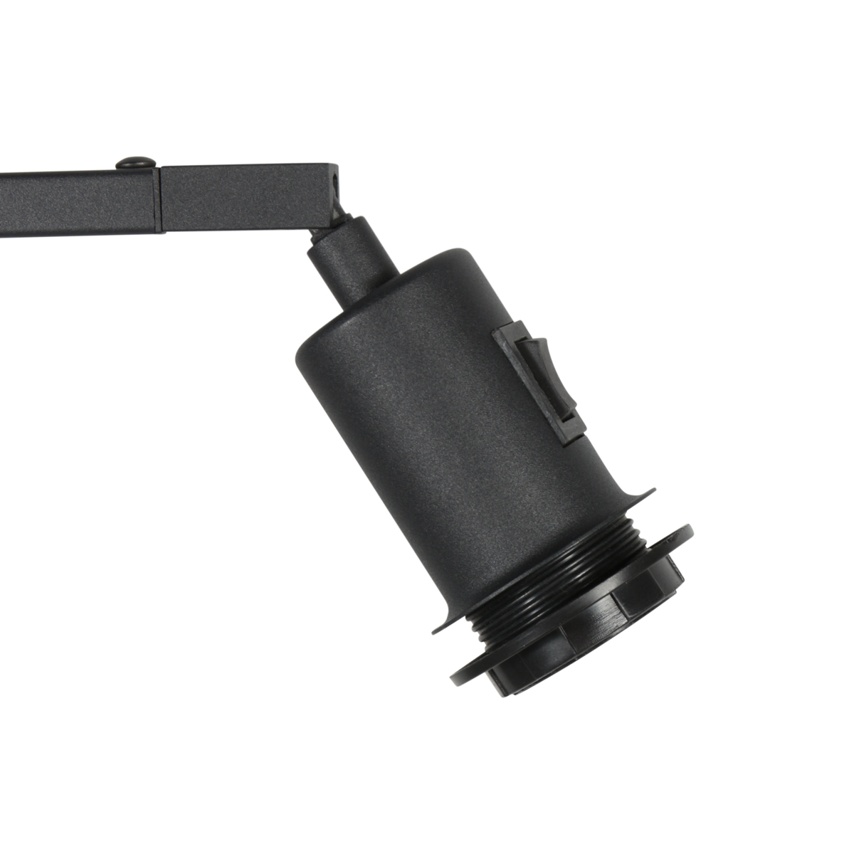 steinhauer-lampadaire-stang-noir-métalvelourstissu-ø28cm-e27-4793zw-11