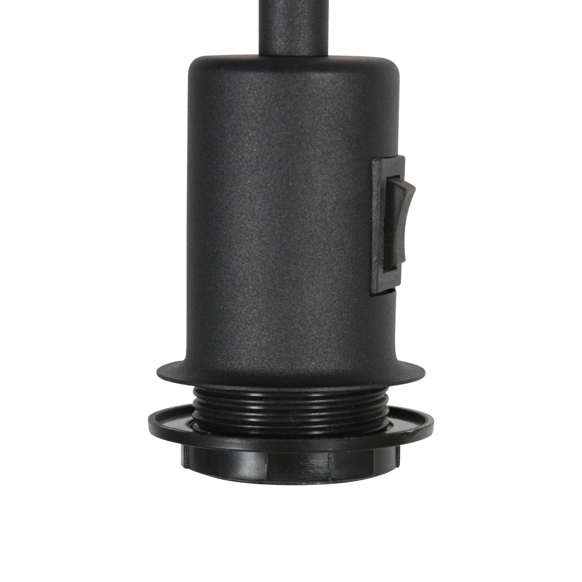 steinhauer-lampadaire-stang-noir-métalvelourstissu-ø28cm-e27-4793zw-4