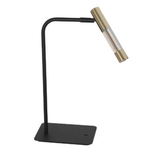 steinhauer-lampedetable-belluno-laitonnoir-verremétal-lampedebureau-led-4593me-1